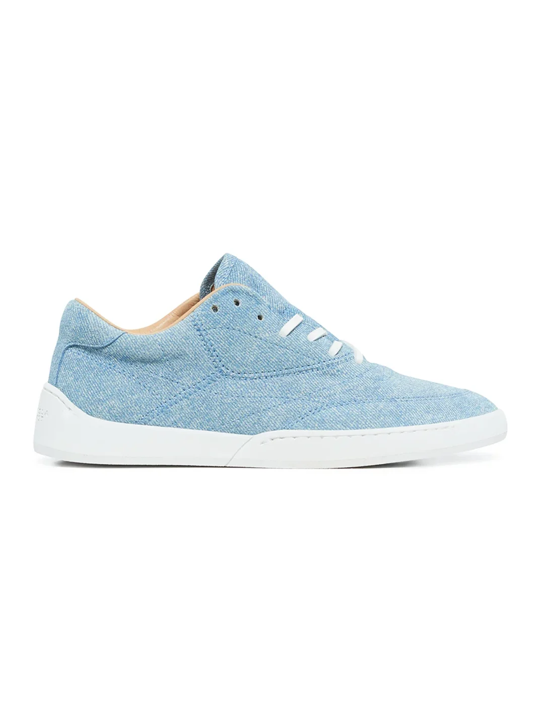 Gabriela Hearst Ohio Slip-on Sneaker in Light Blue Suede Denim