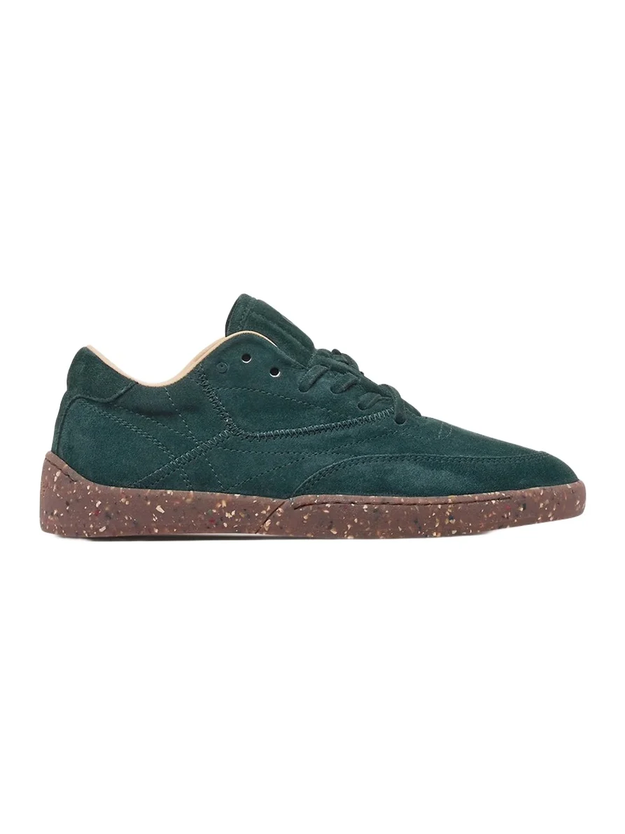 Gabriela Hearst Ohio Slip-on Sneaker in English Green Nubuck