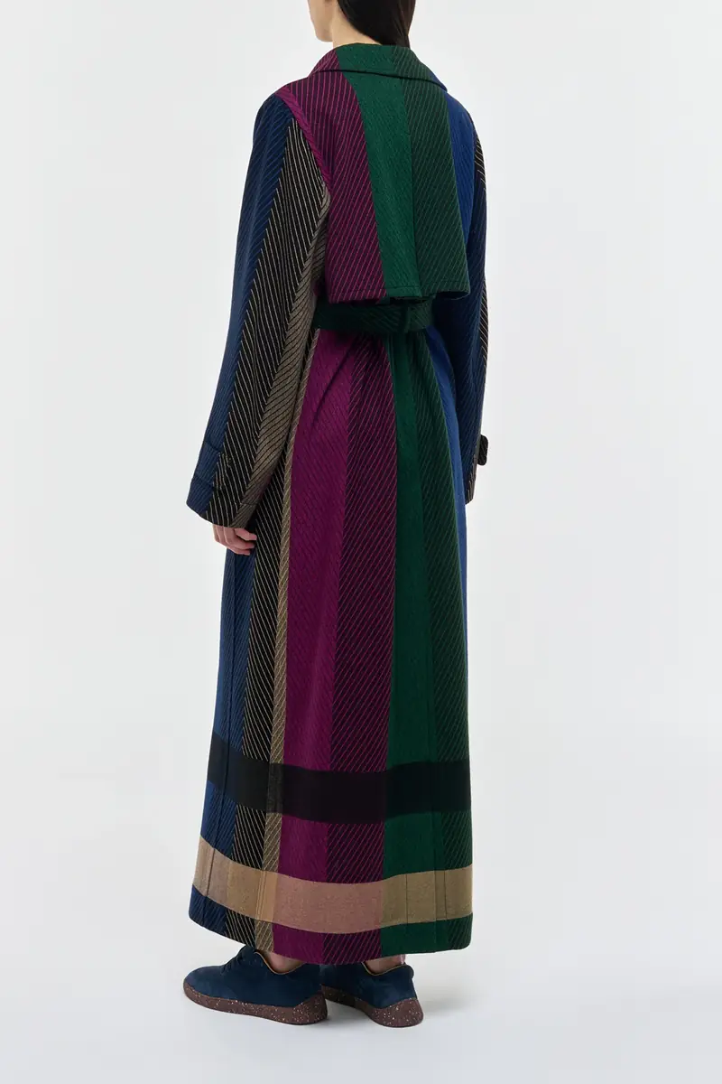 Gabriela Hearst Lyra Trench Coat in Multi Cashmere | Thumbnail 5 Gabriela Hearst Lyra Trench Coat in Multi Cashmere | Thumbnail 5