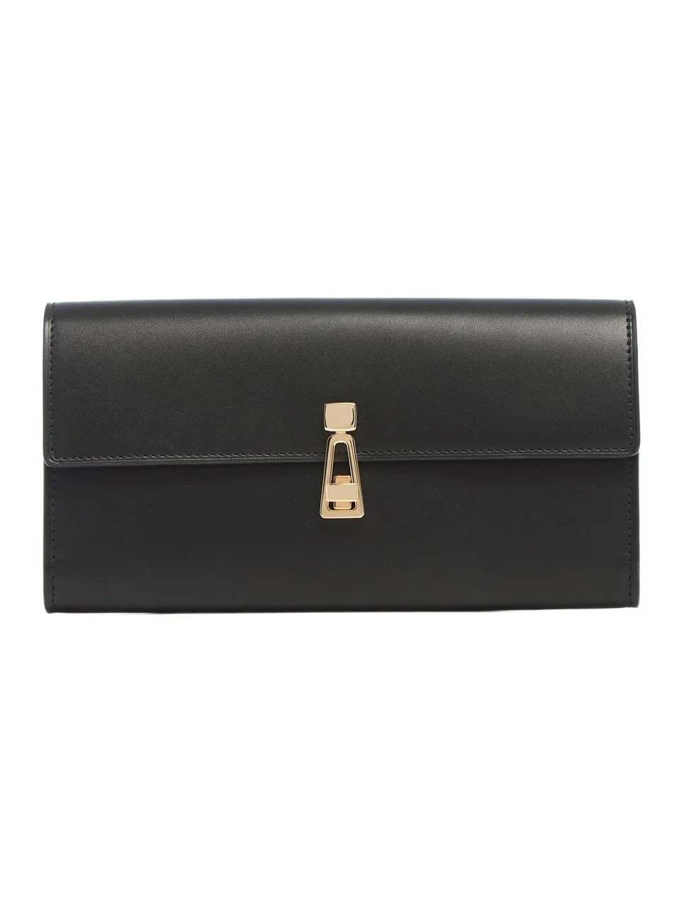 Gabriela Hearst Phone Wallet in Black Leather