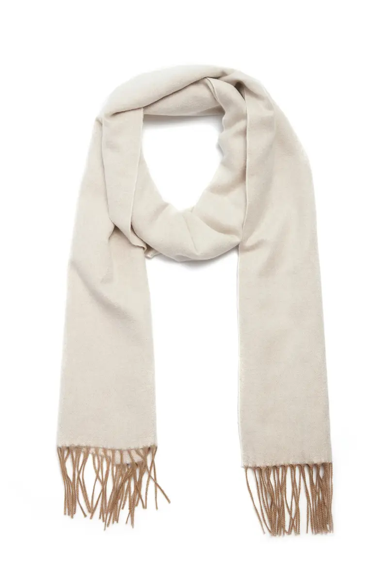 Gabriela Hearst Blaine Fringe Scarf in Melange Brushed Silk Cashmere | Thumbnail 2 Gabriela Hearst Blaine Fringe Scarf in Melange Brushed Silk Cashmere | Thumbnail 2