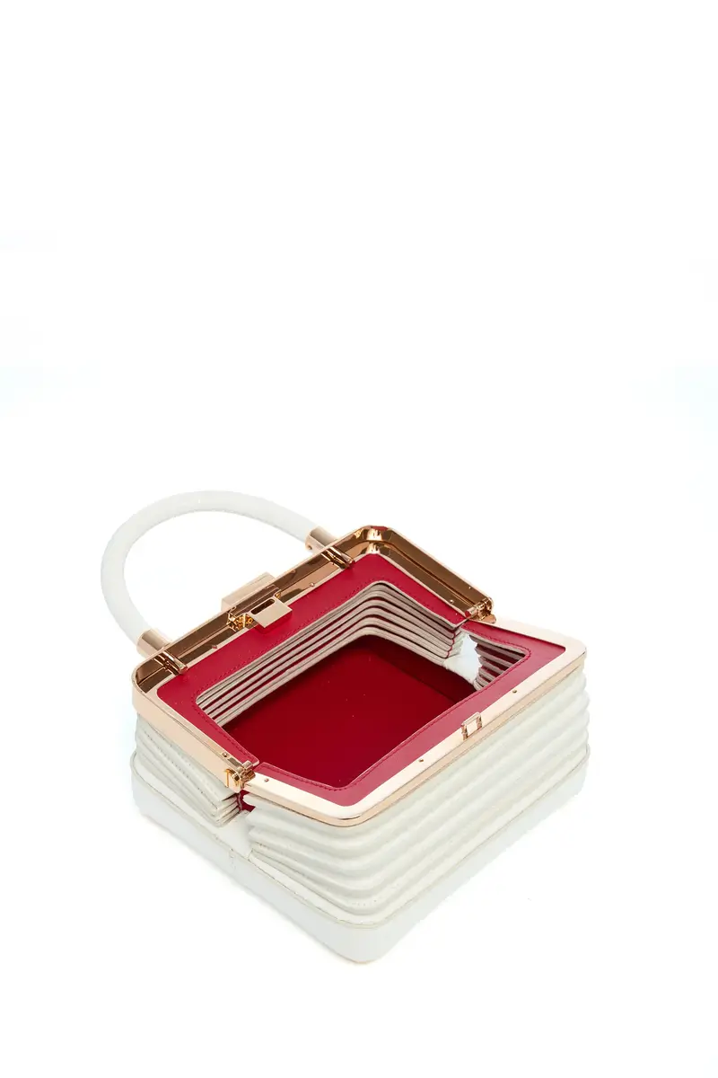 Gabriela Hearst Small Diana Bag in Ivory Snakeskin | Thumbnail 4 Gabriela Hearst Small Diana Bag in Ivory Snakeskin | Thumbnail 4