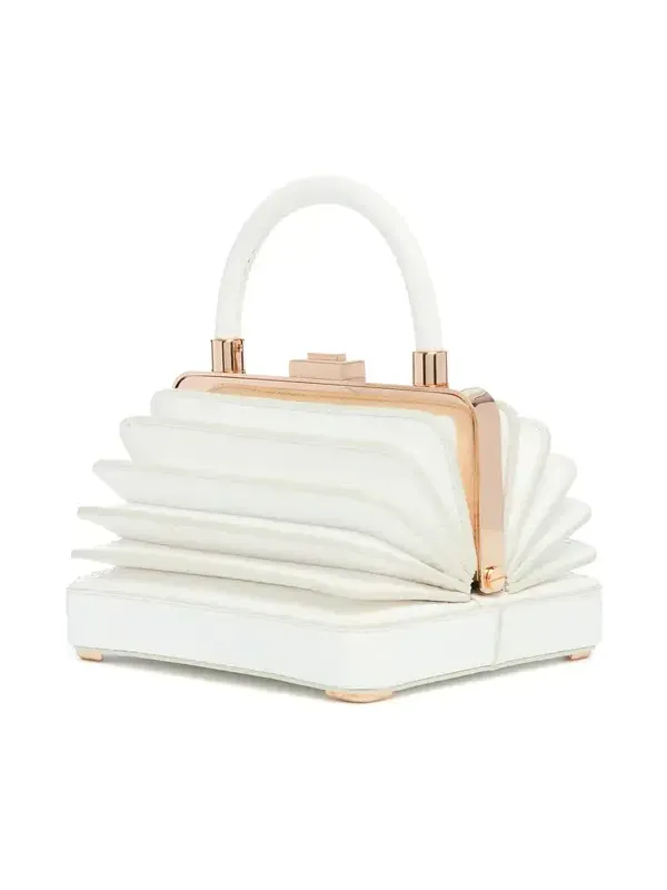 Gabriela Hearst Small Diana Bag in Ivory Snakeskin