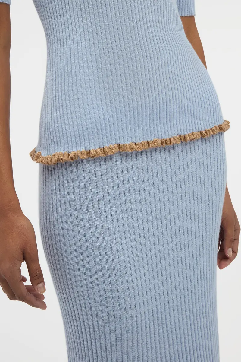 Gabriela Hearst Mireya Knit Top in Halogen Blue Cashmere Silk | Thumbnail 6 Gabriela Hearst Mireya Knit Top in Halogen Blue Cashmere Silk | Thumbnail 6