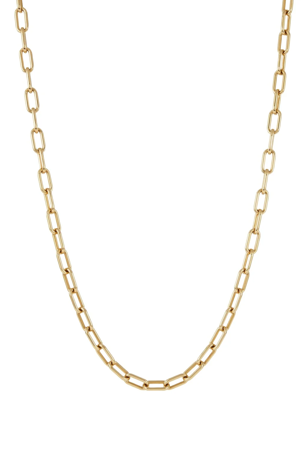 Large Link Necklace in 18K Yellow Gold (Small Links) Large Link Necklace in 18K Yellow Gold (Small Links)