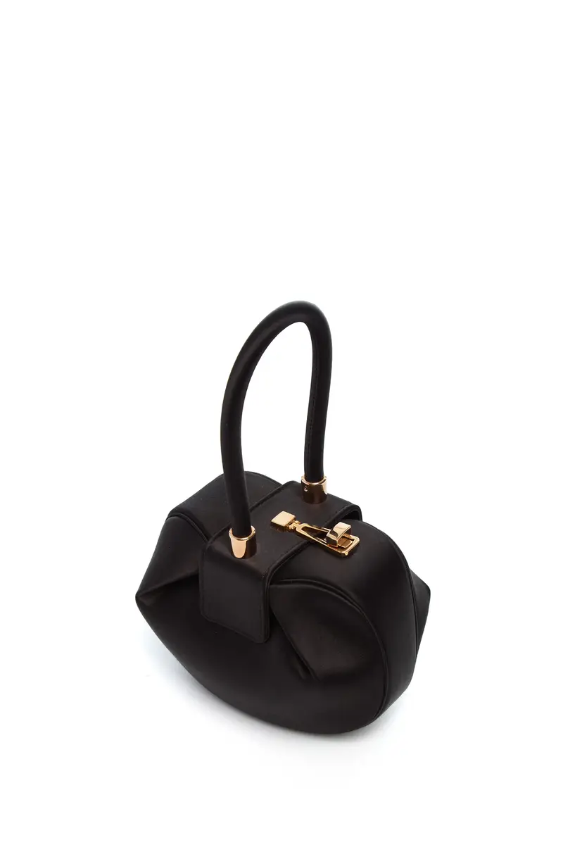 Gabriela Hearst Demi Bag in Black Satin | Thumbnail 3