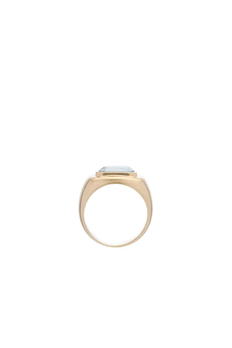 Gabriela Hearst Large Ring in 18K Yellow Gold & Howlite Stone | Thumbnail 5