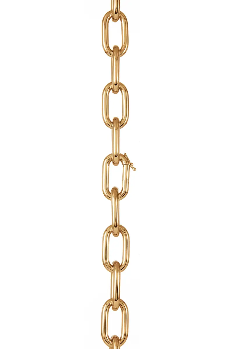 Gabriela Hearst Medium Link Necklace in 18K Yellow Gold (Classic Links) | Thumbnail 3 Gabriela Hearst Medium Link Necklace in 18K Yellow Gold (Classic Links) | Thumbnail 3