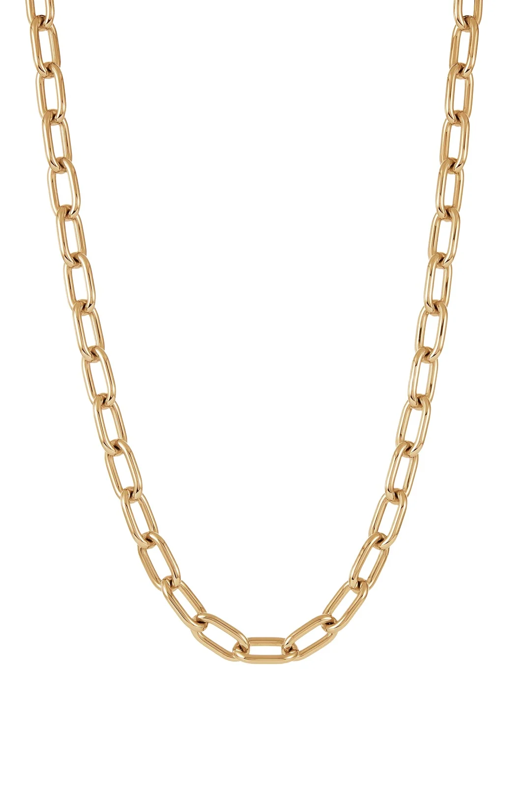 Medium Link Necklace in 18K Yellow Gold (Classic Links) Medium Link Necklace in 18K Yellow Gold (Classic Links)