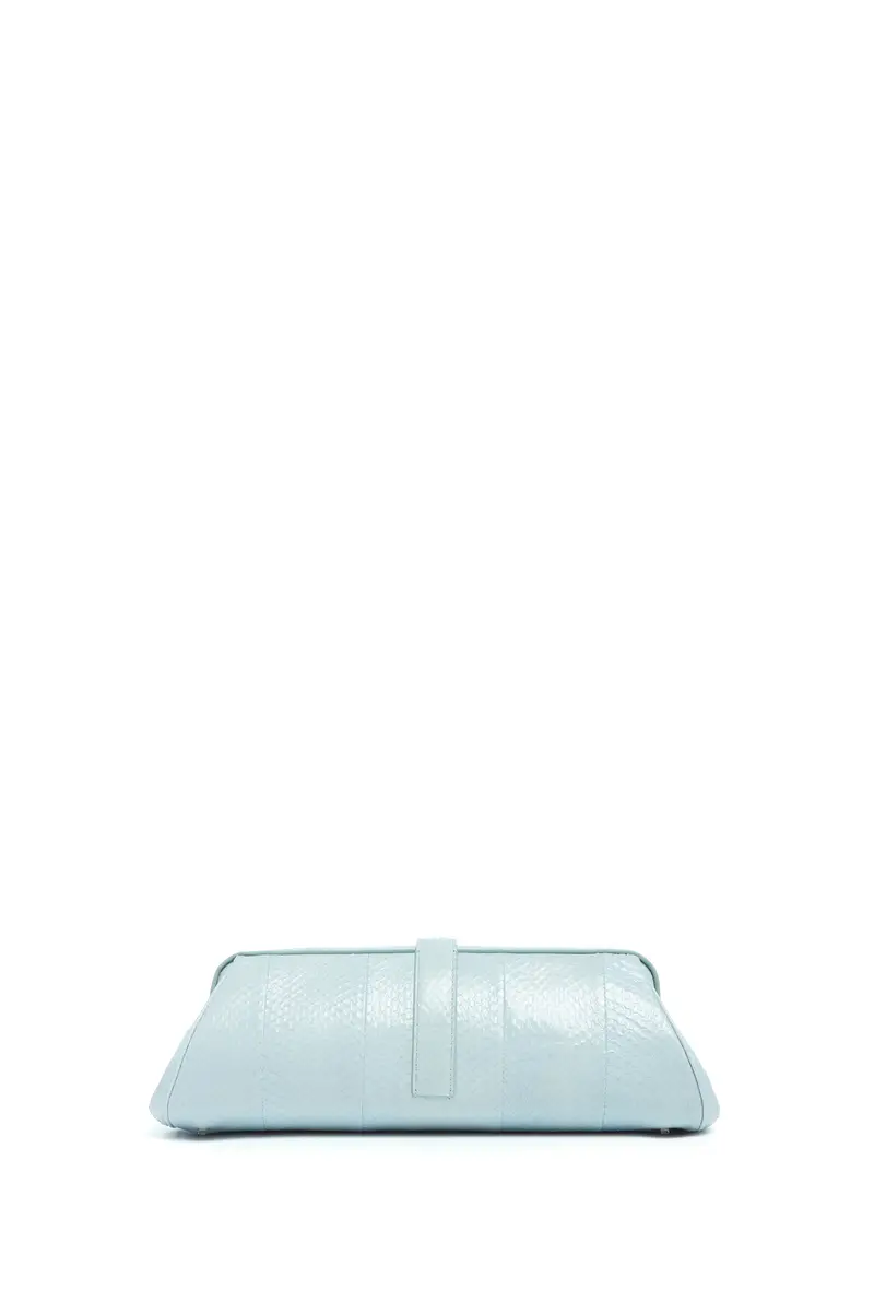 Gabriela Hearst Paola Clutch in Light Blue Snakeskin | Thumbnail 5