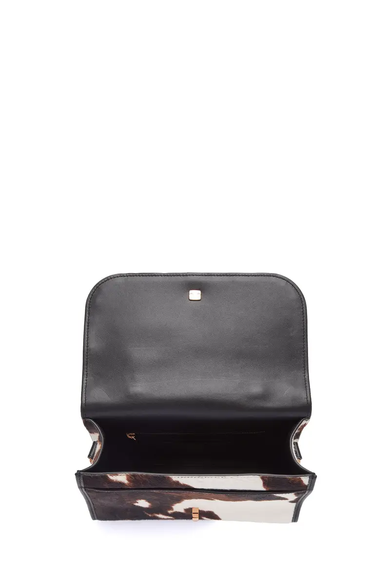 Gabriela Hearst Medium Leonora Flap Bag in Ivory Cognac Multi Pony Hair | Thumbnail 5 Gabriela Hearst Medium Leonora Flap Bag in Ivory Cognac Multi Pony Hair | Thumbnail 5