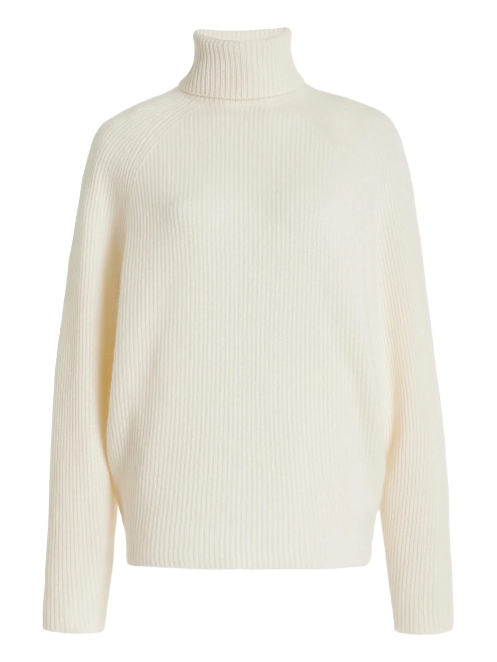 Gabriela Hearst Wigman Knit Turtleneck Sweater in Ivory Cashmere