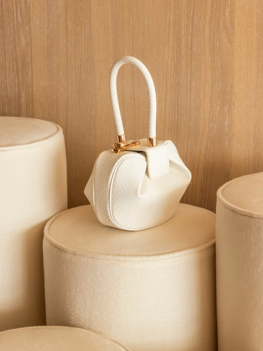Gabriela Hearst Demi Bag in Ivory Snakeskin | Thumbnail 5 Gabriela Hearst Demi Bag in Ivory Snakeskin | Thumbnail 5