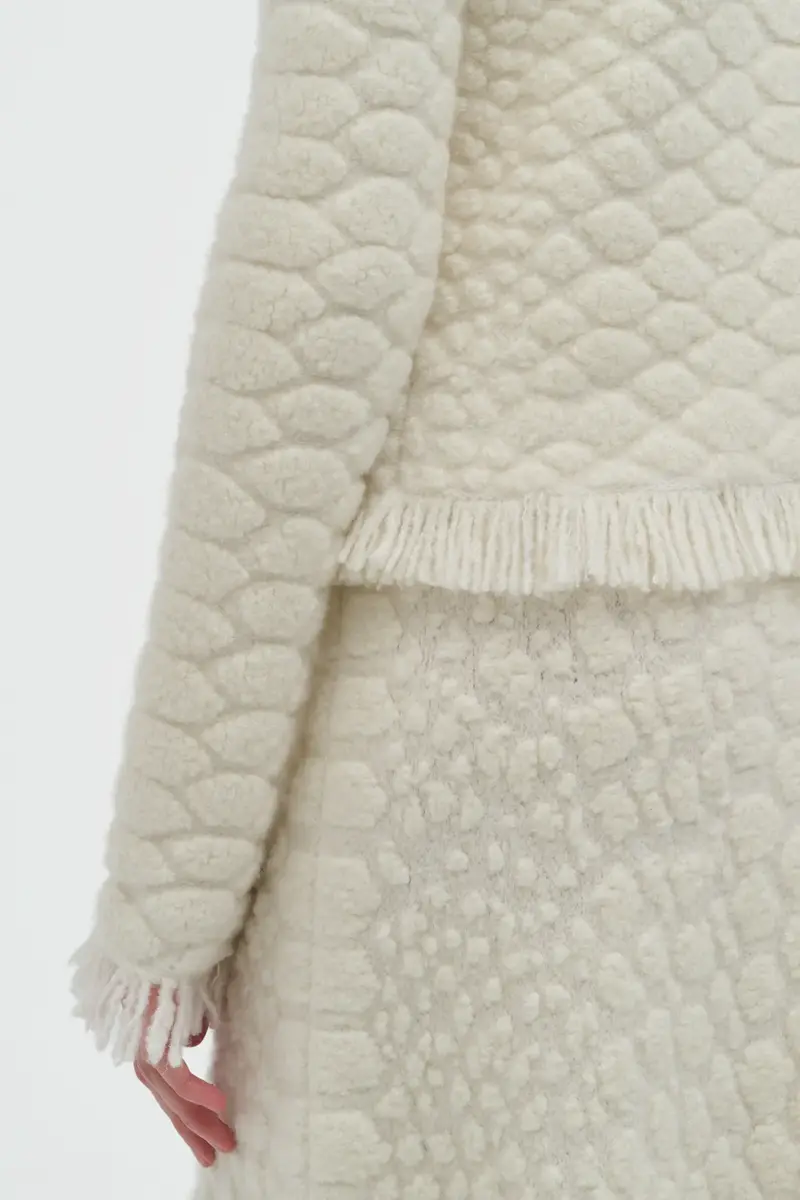 Gabriela Hearst Johannes Fringe Knit Cardigan in Cashmere | Thumbnail 6 Gabriela Hearst Johannes Fringe Knit Cardigan in Cashmere | Thumbnail 6