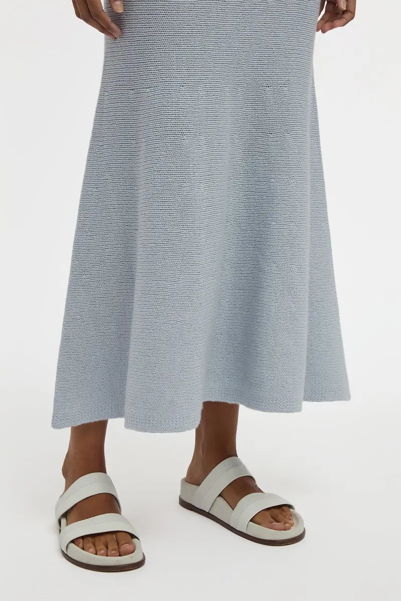 Gabriela Hearst Manni Knit Maxi Skirt in Light Blue Cashmere | Thumbnail 5 Gabriela Hearst Manni Knit Maxi Skirt in Light Blue Cashmere | Thumbnail 5