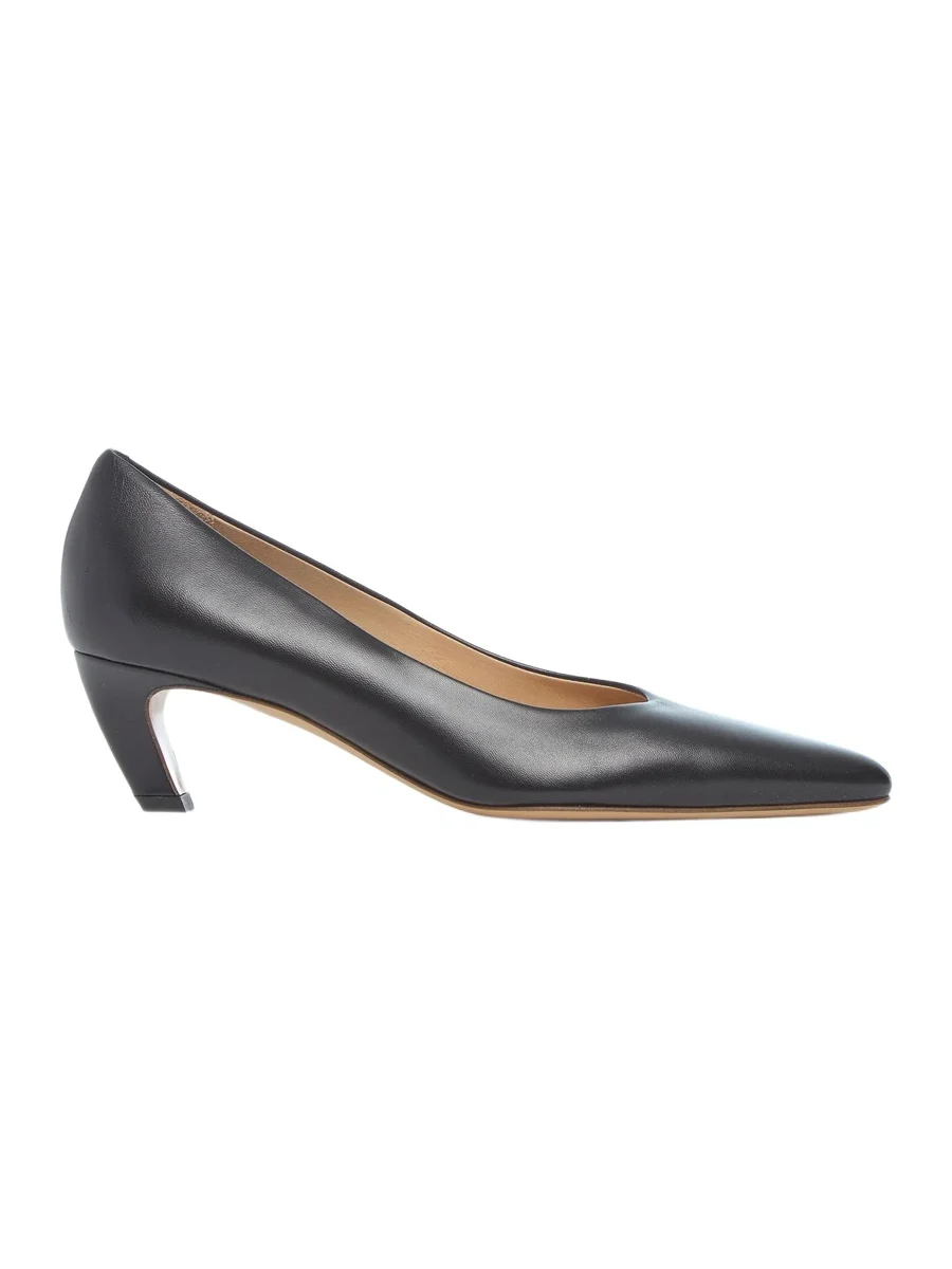 Peggy Pump in Black Nappa Leather