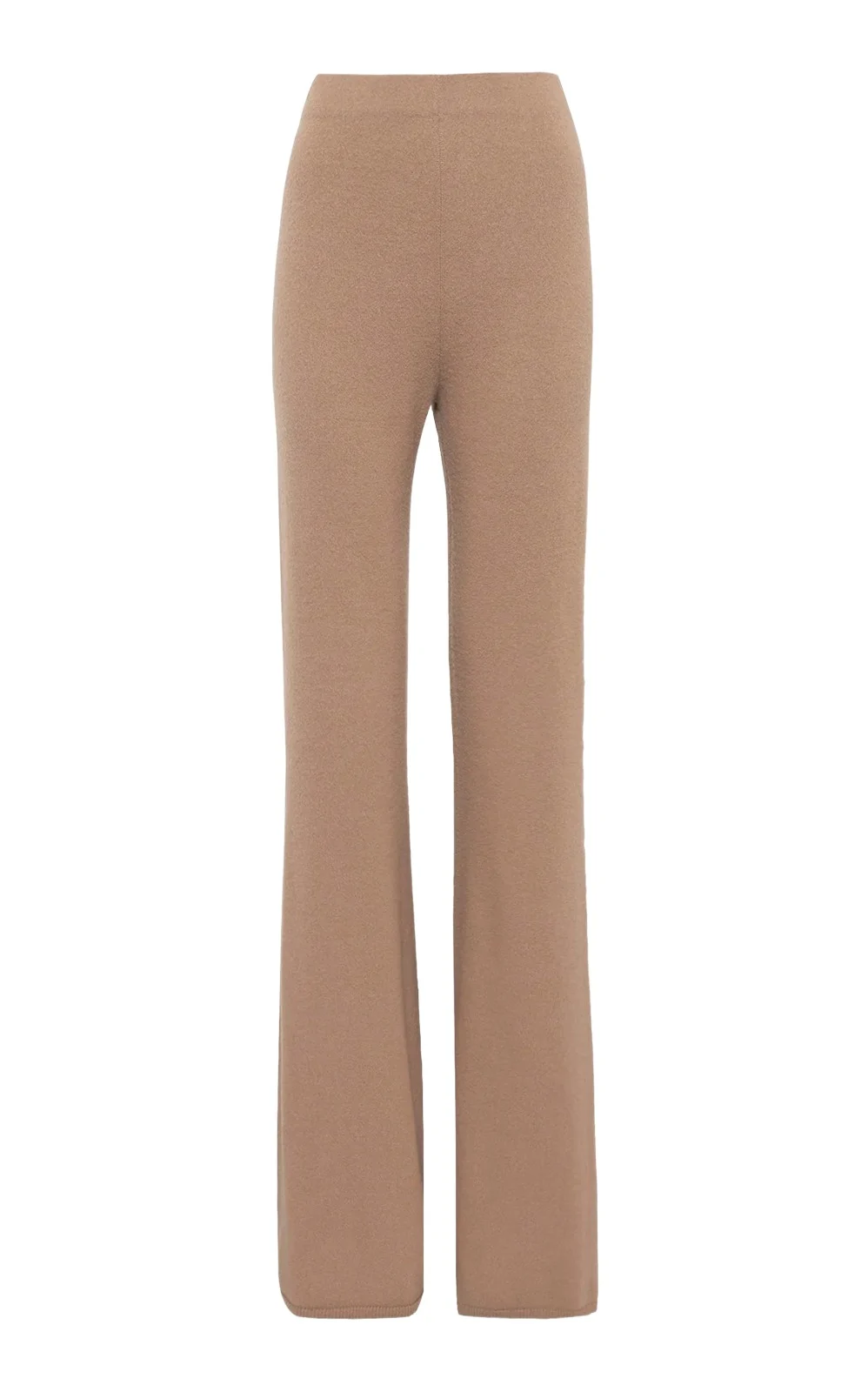 Gabriela Hearst Kaulike Knit Pants in Camel Brushed Cashmere