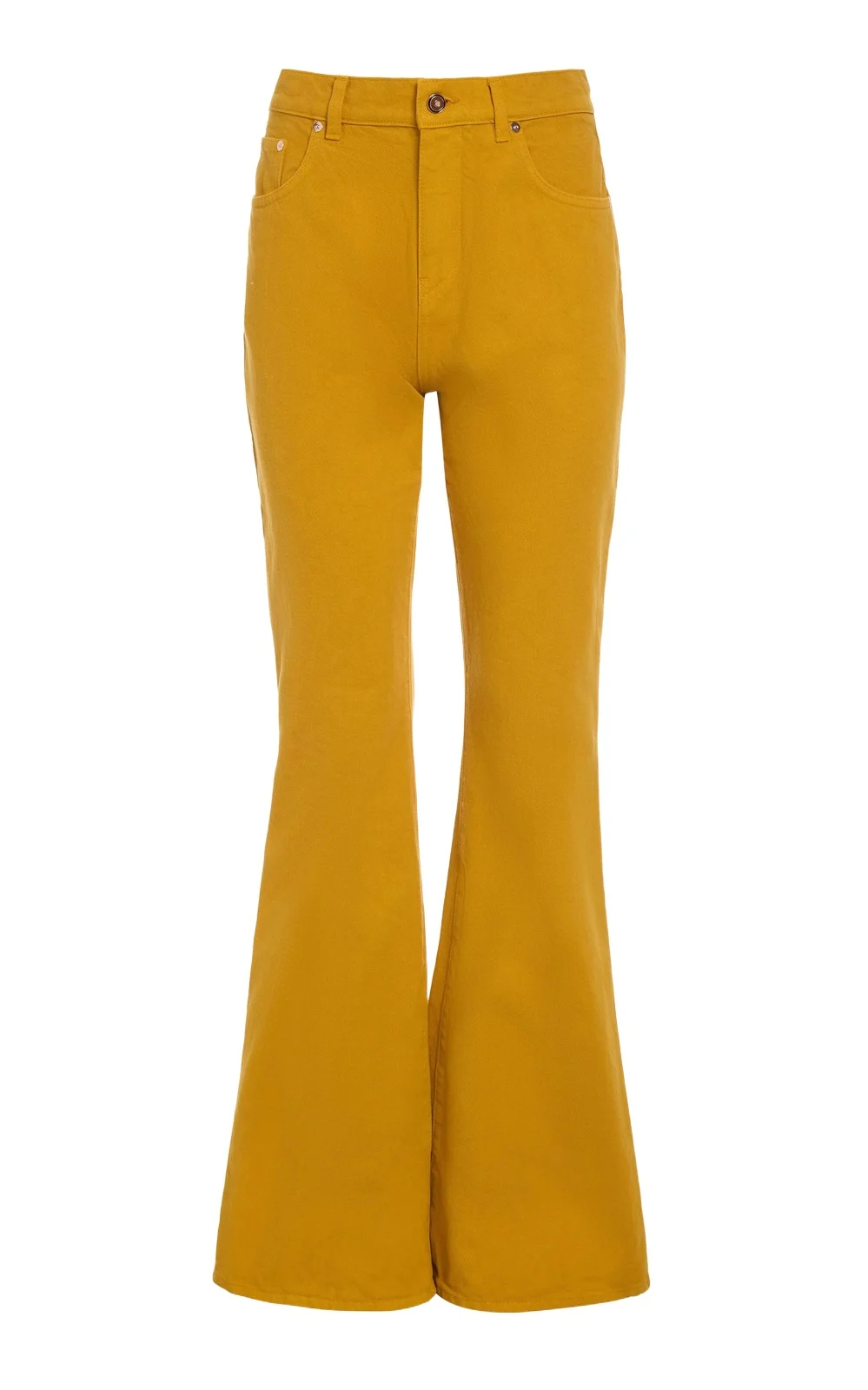 Gabriela Hearst Willa Bootcut Jean in Golden Birch Recycled Cotton Denim