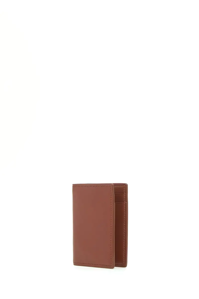 Gabriela Hearst Simple Card Wallet in Cognac Leather | Thumbnail 2 Gabriela Hearst Simple Card Wallet in Cognac Leather | Thumbnail 2