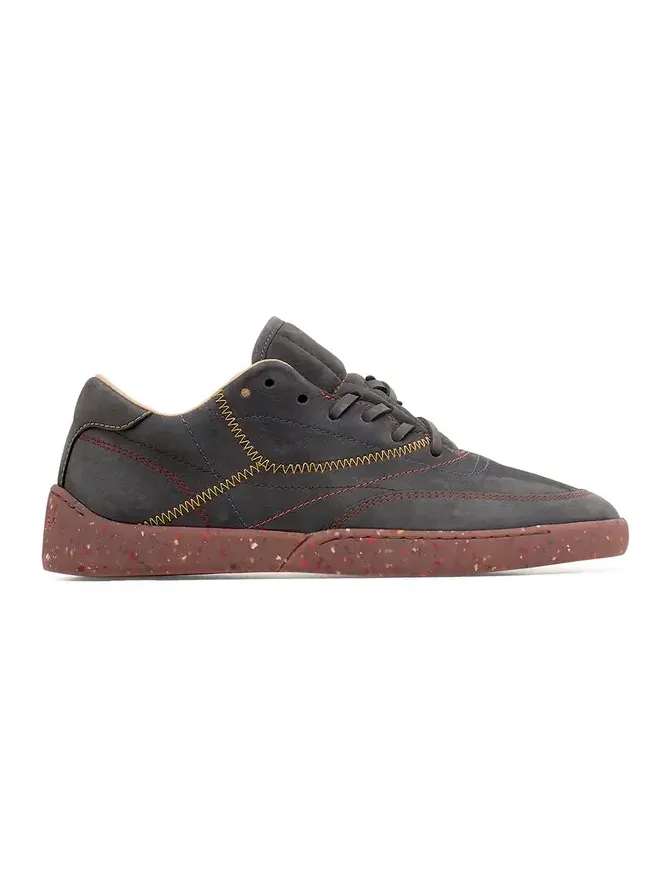 Gabriela Hearst Ohio Slip-on Sneaker in Charcoal Nubuck