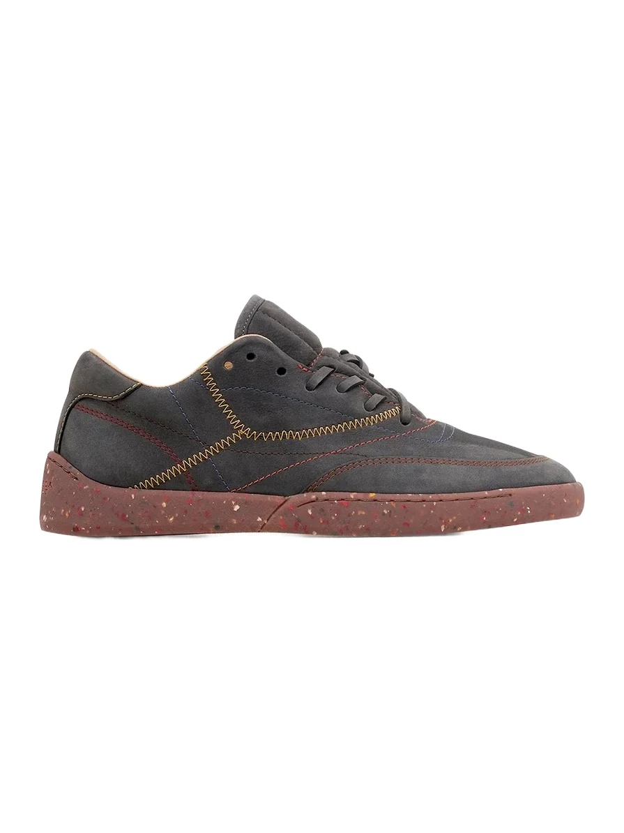 Gabriela Hearst Ohio Slip-on Sneaker in Charcoal Nubuck