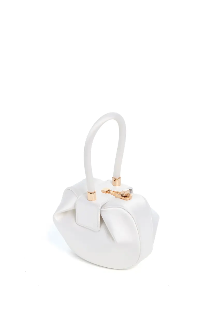 Gabriela Hearst Demi Bag in Ivory Satin | Thumbnail 3