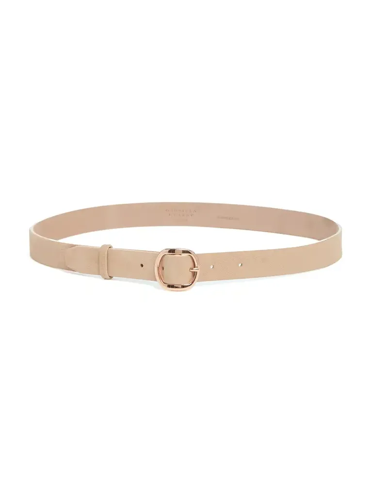 Thin Elster Belt in Light Beige Suede Thin Elster Belt in Light Beige Suede