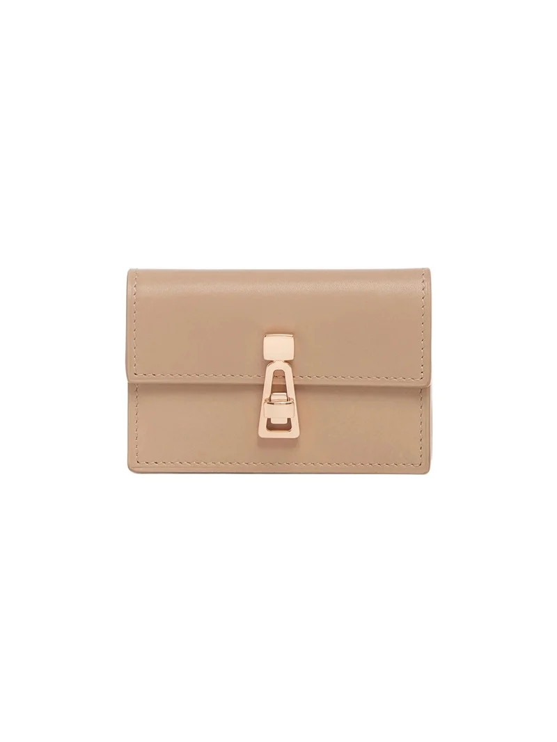 Gabriela Hearst Concertina Card Wallet in Nude Leather