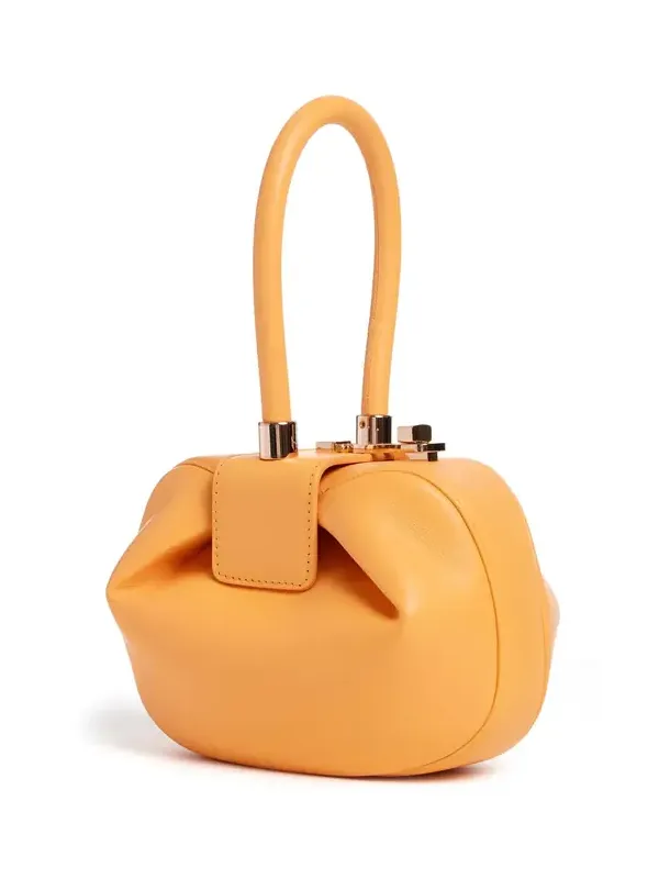 Demi Bag in Fluorescent Orange Nappa Leather Demi Bag in Fluorescent Orange Nappa Leather