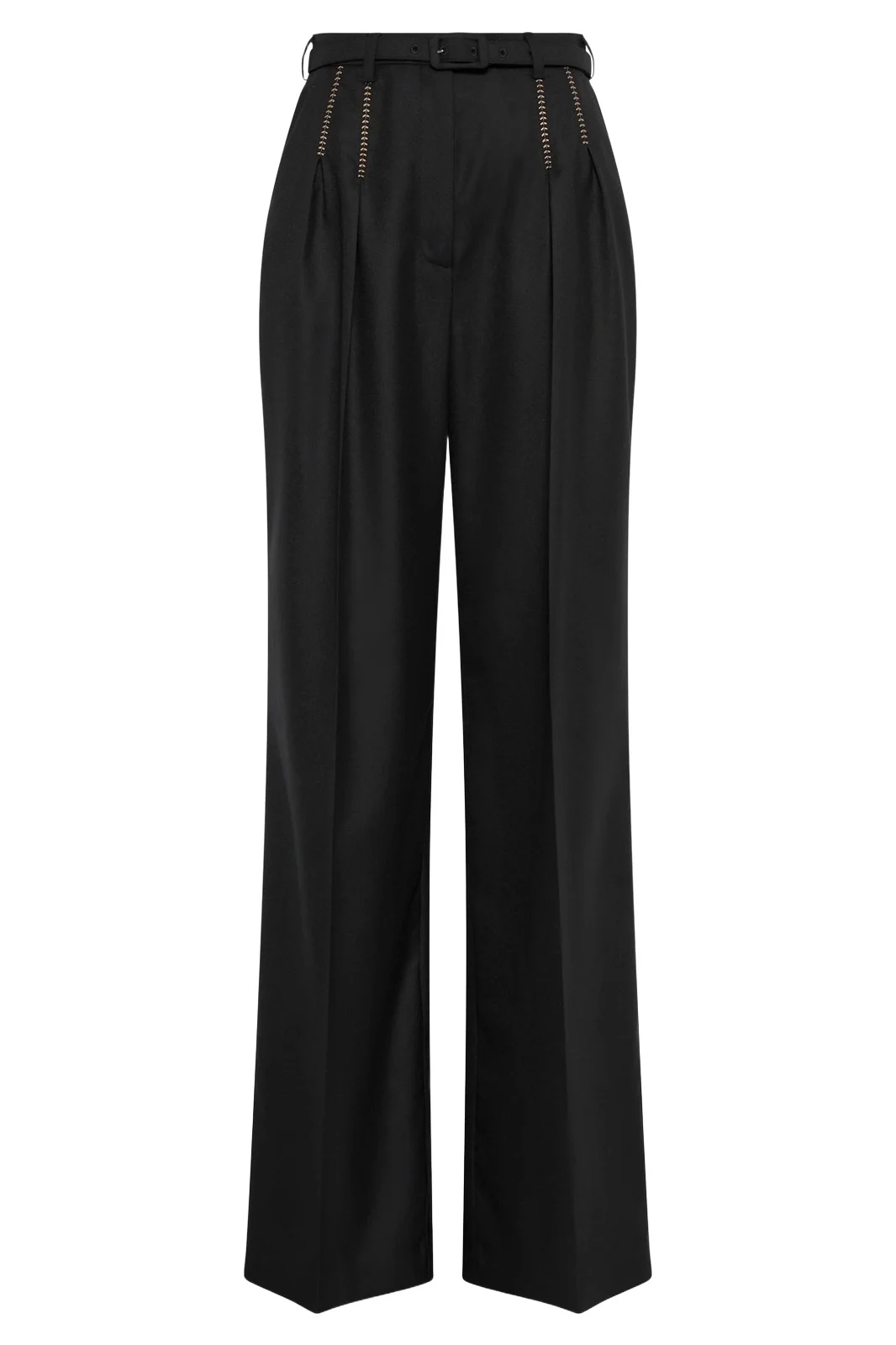 Vargas Wide-leg Pant in Black & Camel Cashmere Vargas Wide-leg Pant in Black & Camel Cashmere