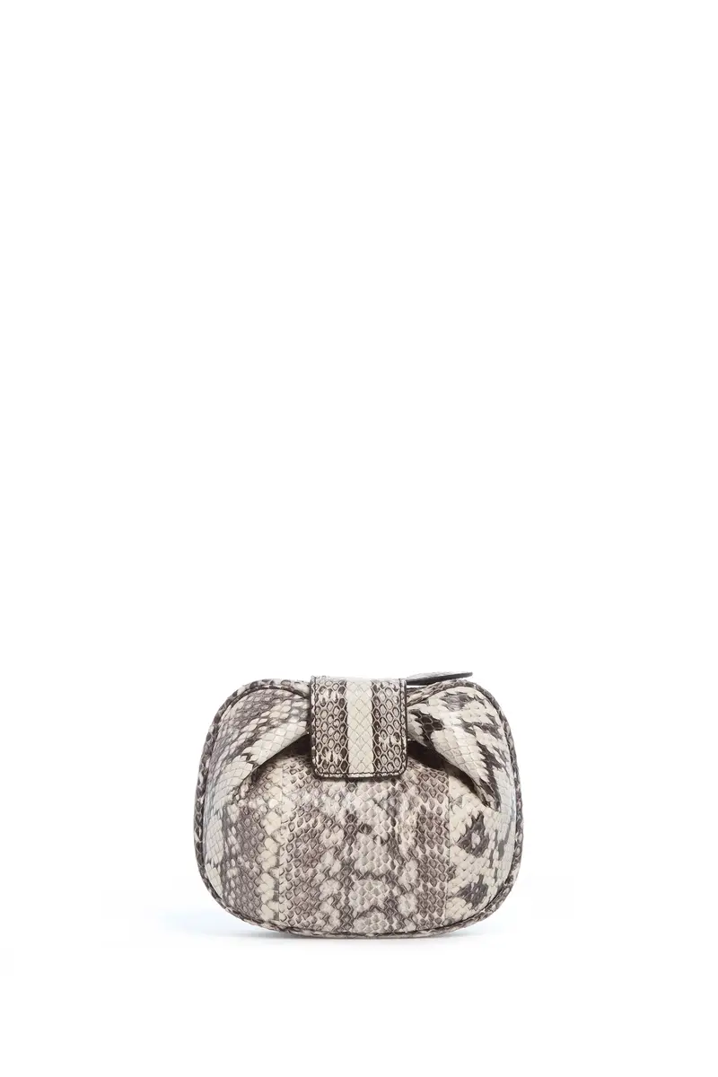 Gabriela Hearst Soft Demi Clutch in Black & White Snakeskin | Thumbnail 2