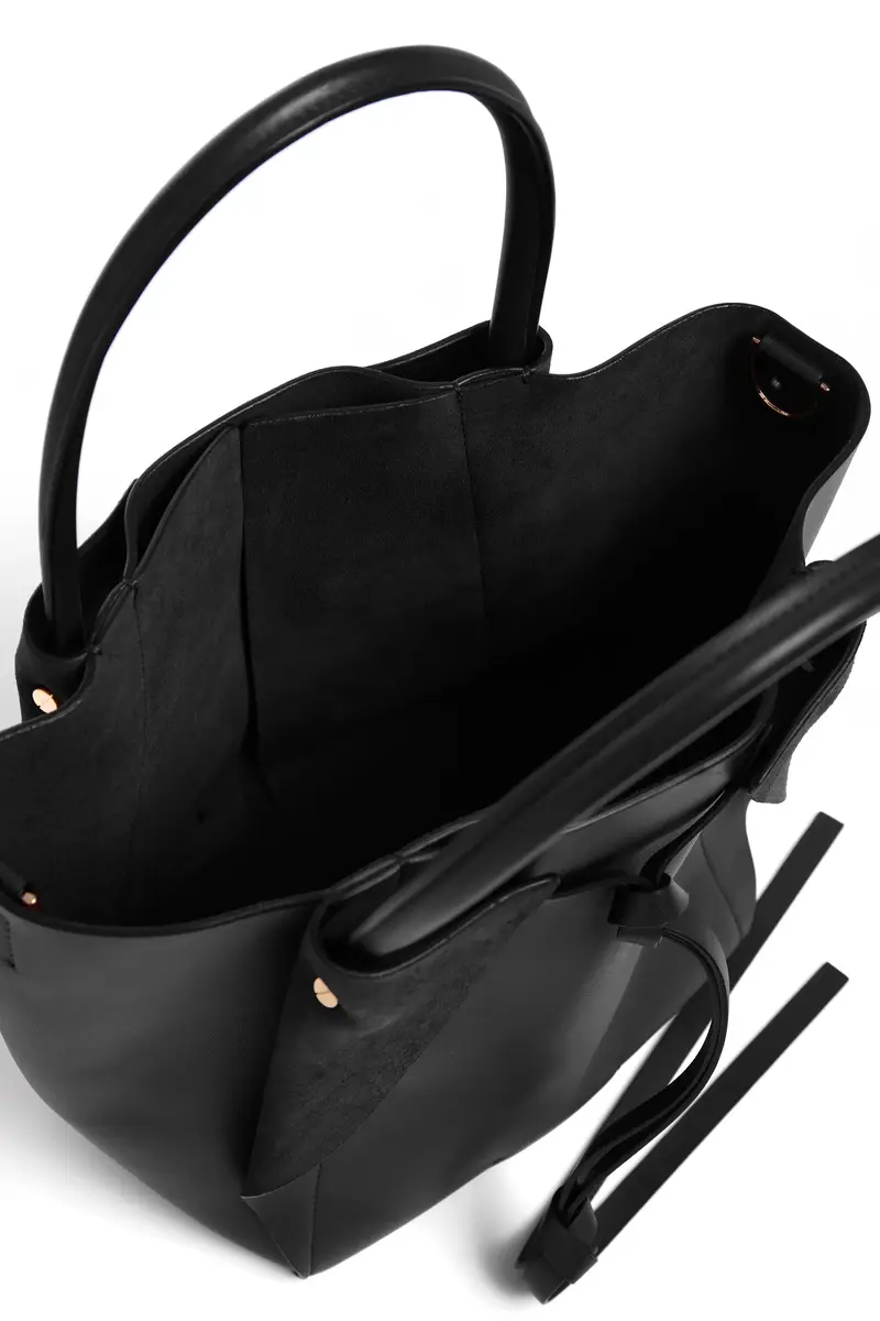 Gabriela Hearst Small Marija Tote Bag in Black Nappa Leather | Thumbnail 5