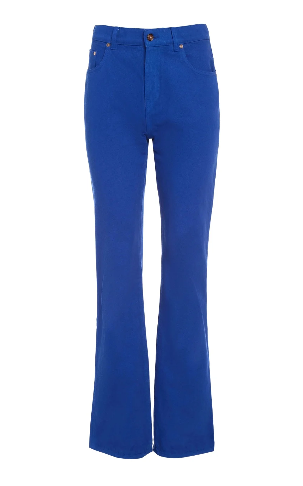 Rey Straight-leg Jean in Cobalt Recycled Cotton Denim Rey Straight-leg Jean in Cobalt Recycled Cotton Denim