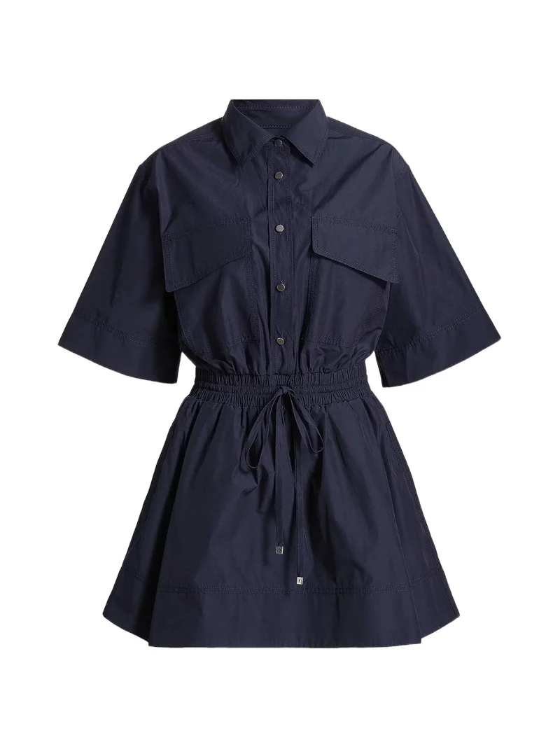 Women's Sabrina Cotton-Poplin Drawstring Minidress Women's Sabrina Cotton-Poplin Drawstring Minidress