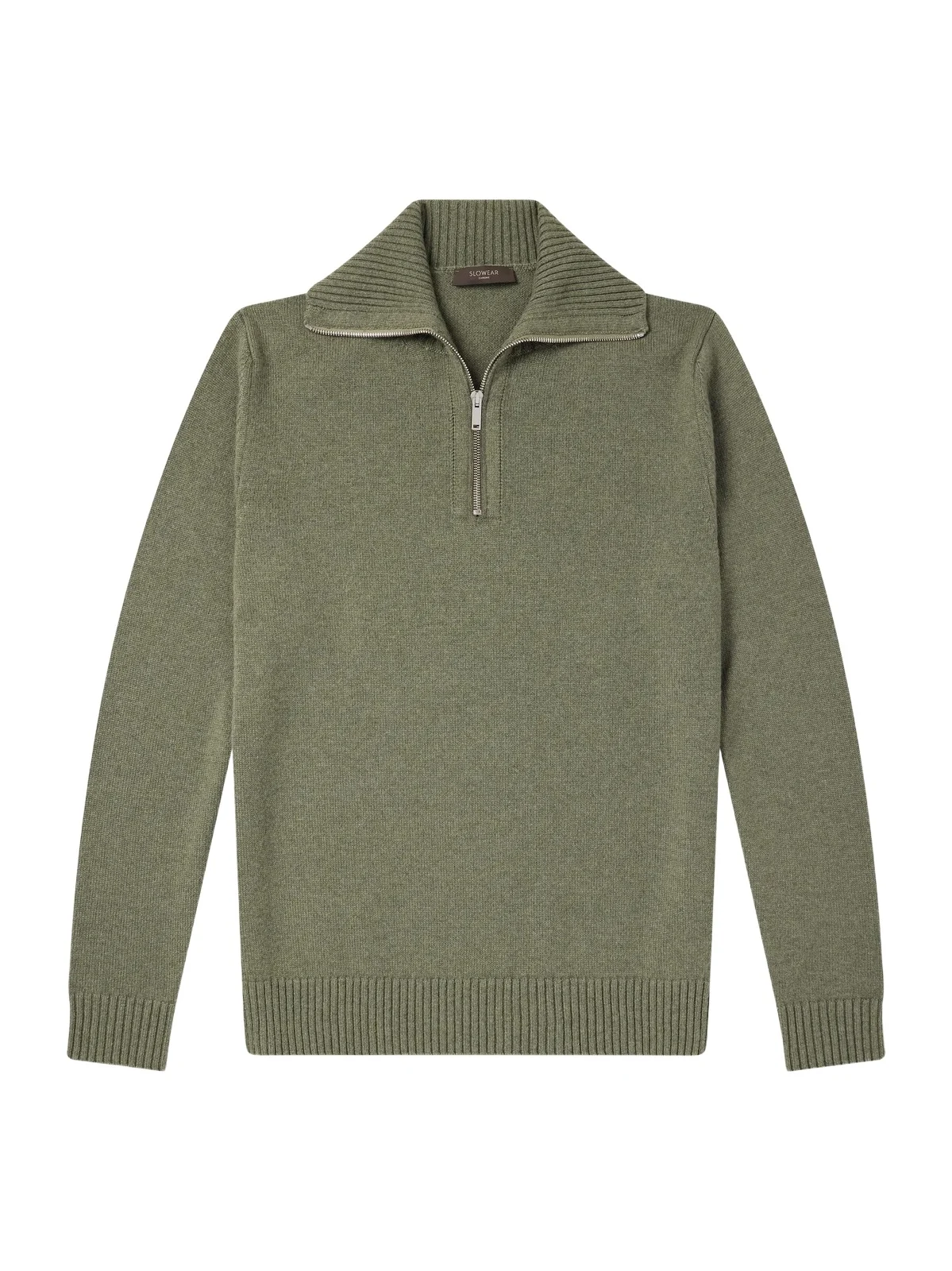 Zanone Slim-Fit Cashmere Half Zip-Up Sweater - Men Zanone Slim-Fit Cashmere Half Zip-Up Sweater - Men