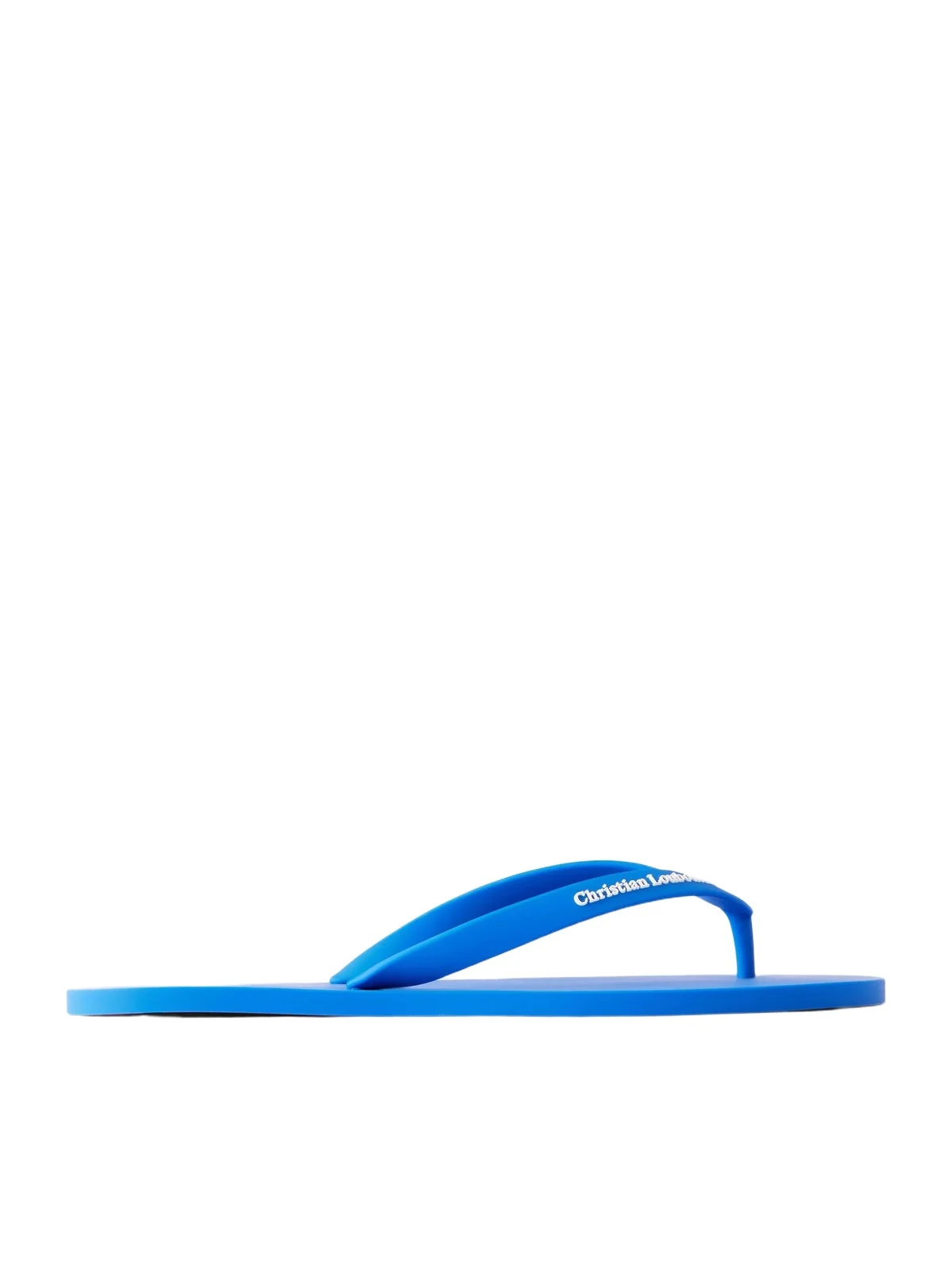 Christian Louboutin Logo-Embossed Rubber Flip Flops - Men