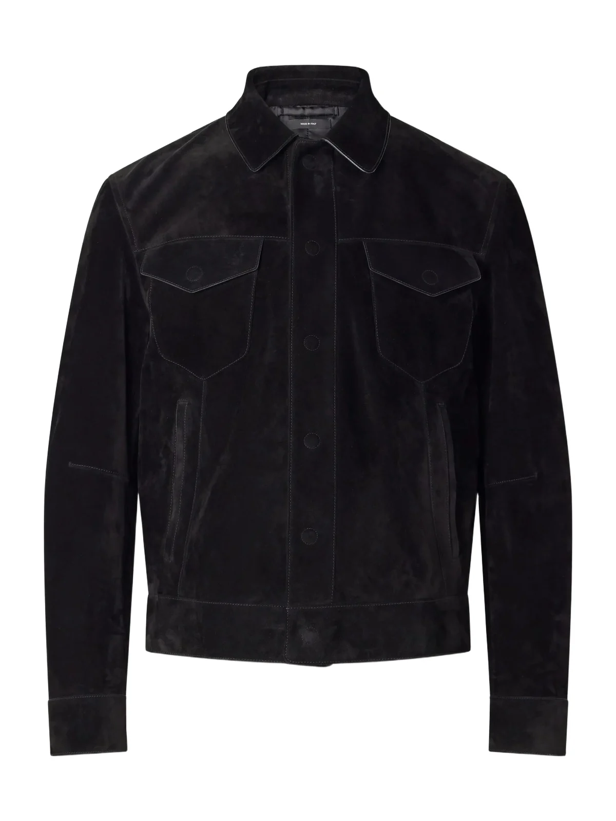 Slim-Fit Suede Jacket - Men