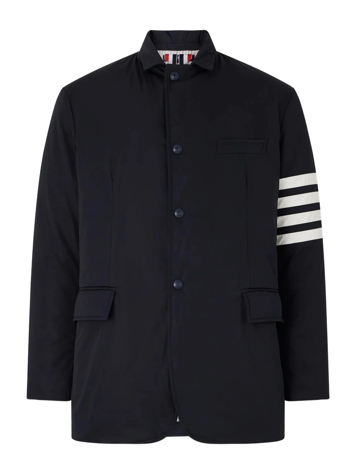 Striped Shell Down Jacket - Men Striped Shell Down Jacket - Men