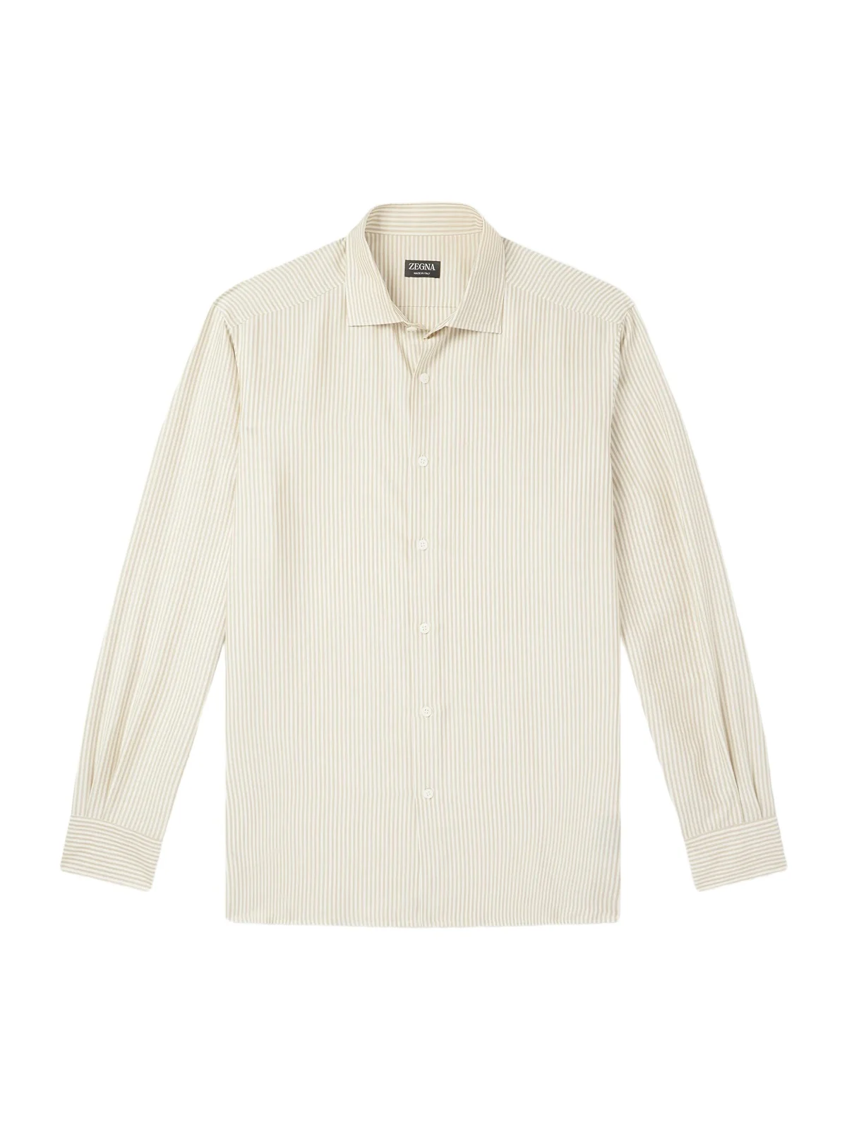 Zegna Striped Silk Shirt - Men