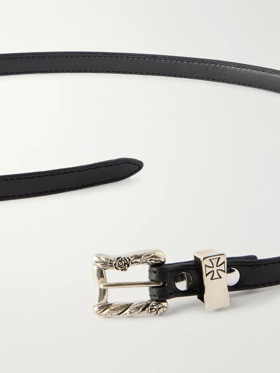 Enfants Riches Déprimés 1cm Leather Belt - Men | Thumbnail 3