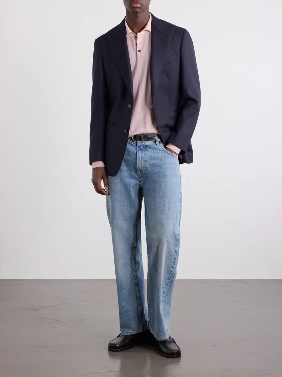 Slowear Zanone Cashmere-Blend Polo Sweater - Men | Thumbnail 2 Slowear Zanone Cashmere-Blend Polo Sweater - Men | Thumbnail 2
