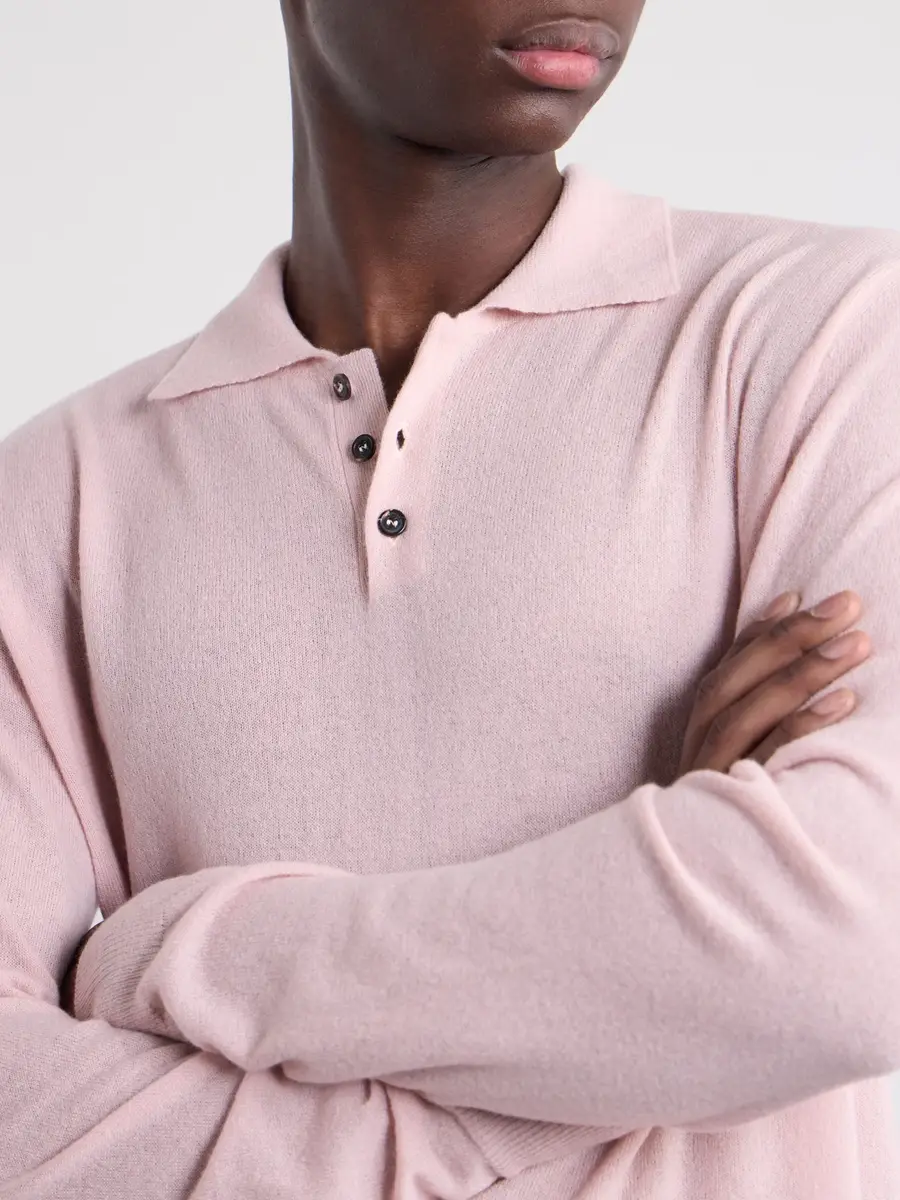 Slowear Zanone Cashmere-Blend Polo Sweater - Men | Thumbnail 5 Slowear Zanone Cashmere-Blend Polo Sweater - Men | Thumbnail 5