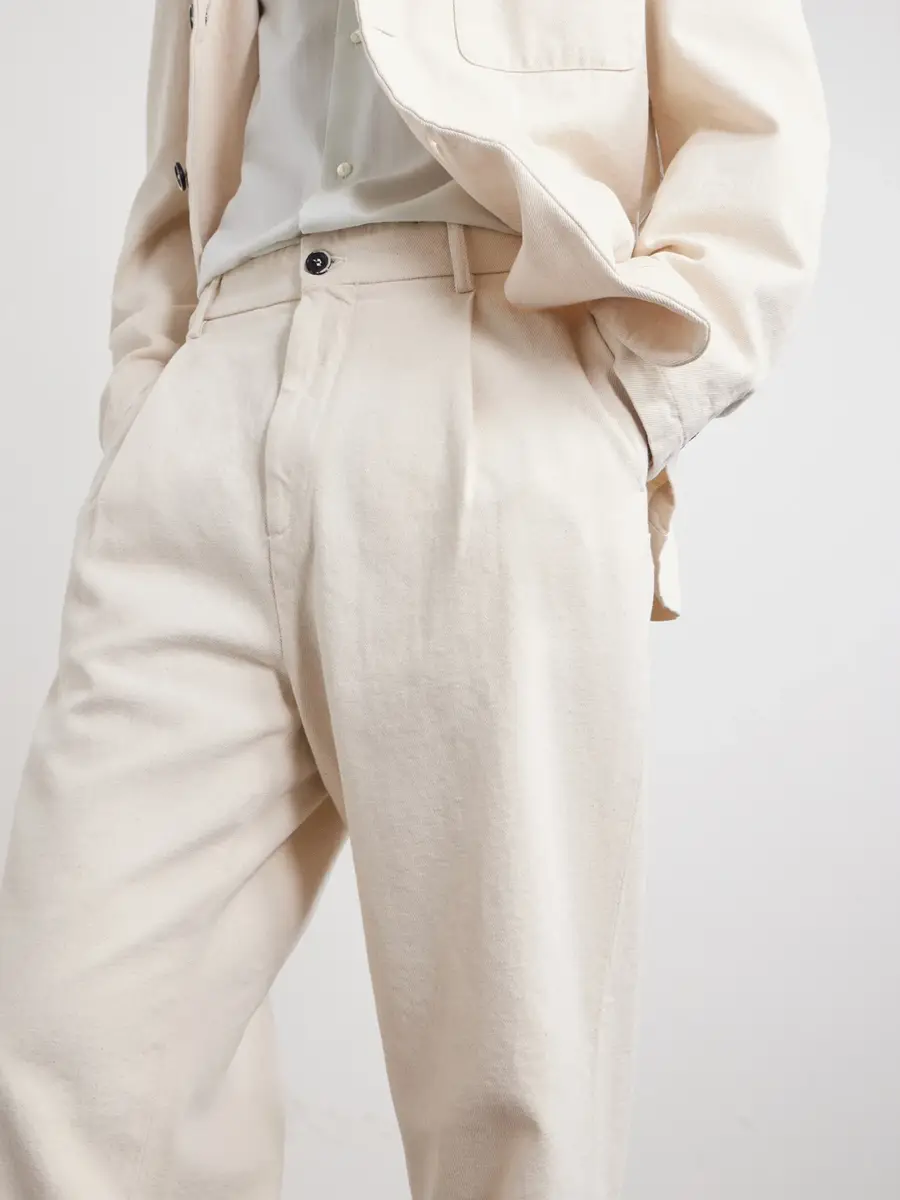 Barena Straight-Leg Pleated Cotton-Drill Trousers - Men | Thumbnail 6 Barena Straight-Leg Pleated Cotton-Drill Trousers - Men | Thumbnail 6