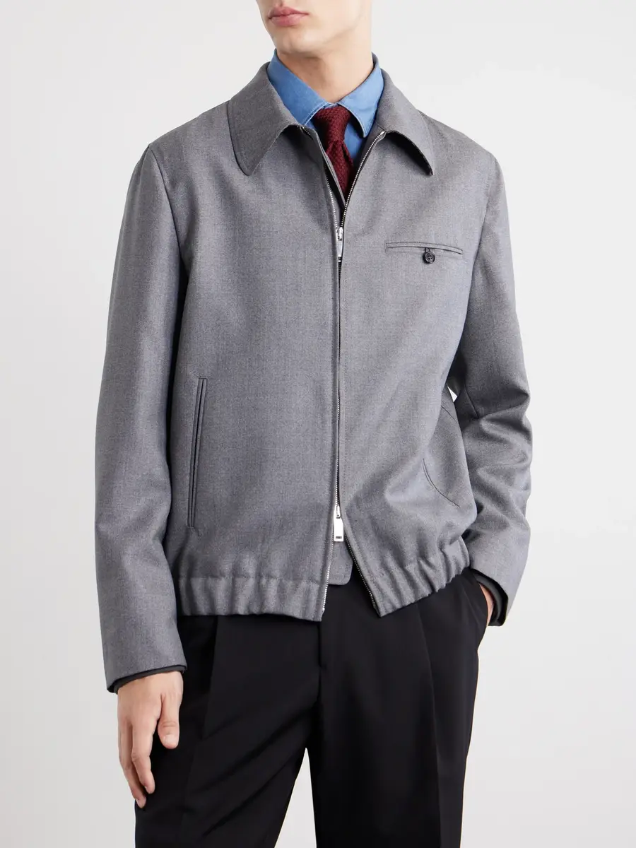 Slowear Montedoro Il Primo Wool-Canvas Bomber Jacket - Men | Thumbnail 3 Slowear Montedoro Il Primo Wool-Canvas Bomber Jacket - Men | Thumbnail 3
