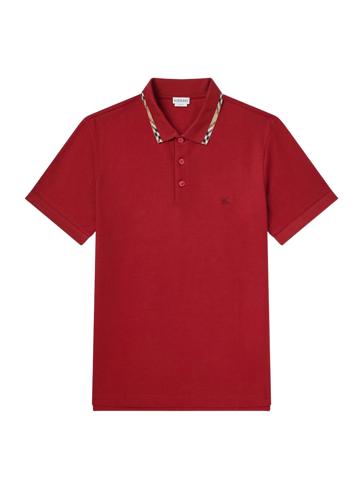 Logo-Embroidered Checked Cotton-Piqué Polo Shirt - Men Logo-Embroidered Checked Cotton-Piqué Polo Shirt - Men
