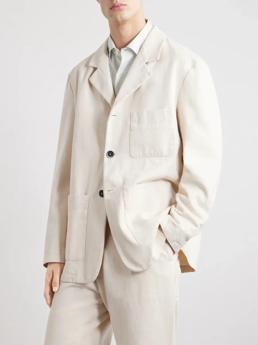Barena Cotton-Drill Suit Jacket - Men | Thumbnail 3