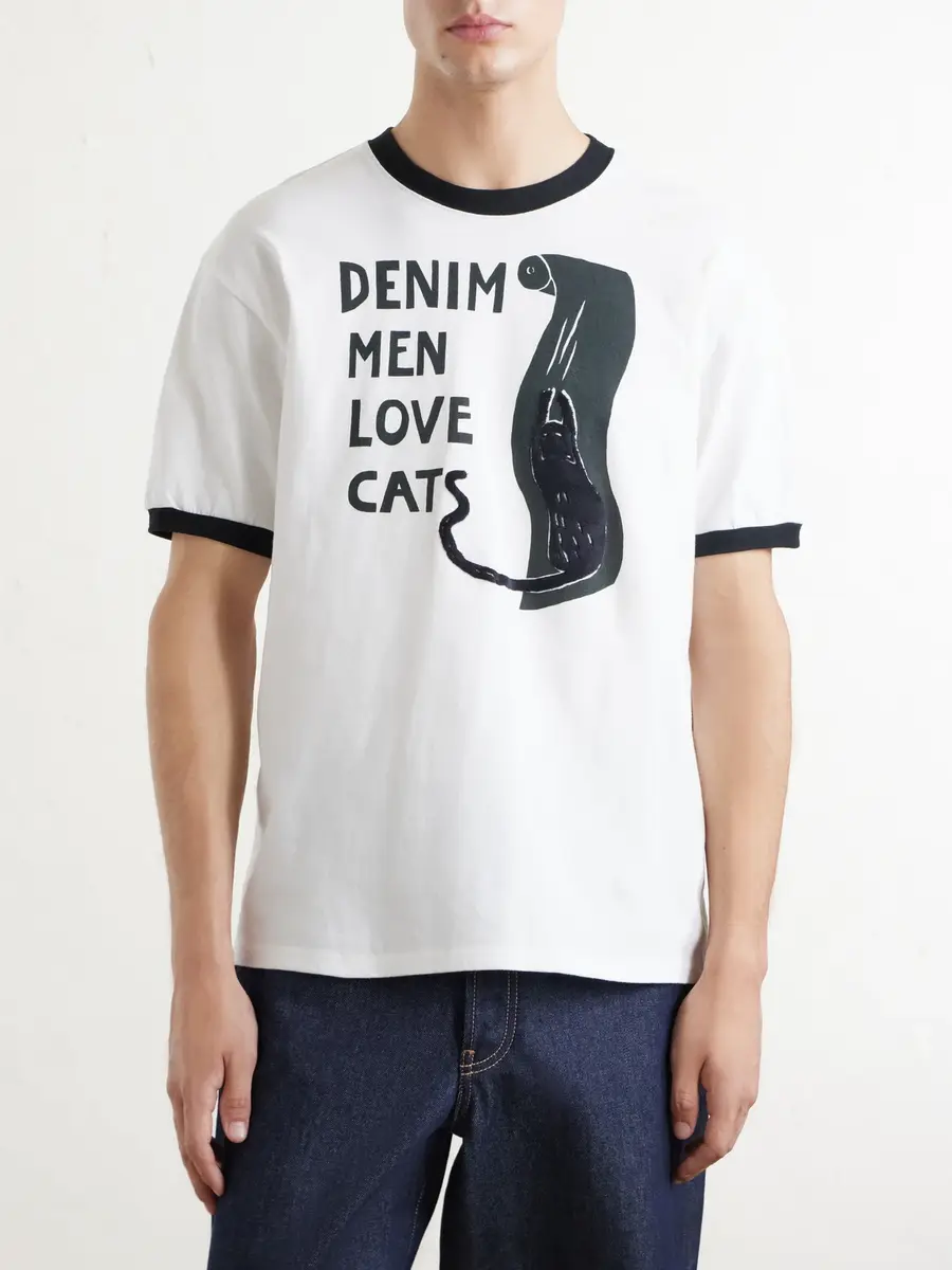 KAPITAL Embellished Printed Cotton-Jersey T-Shirt - Men | Thumbnail 3 KAPITAL Embellished Printed Cotton-Jersey T-Shirt - Men | Thumbnail 3