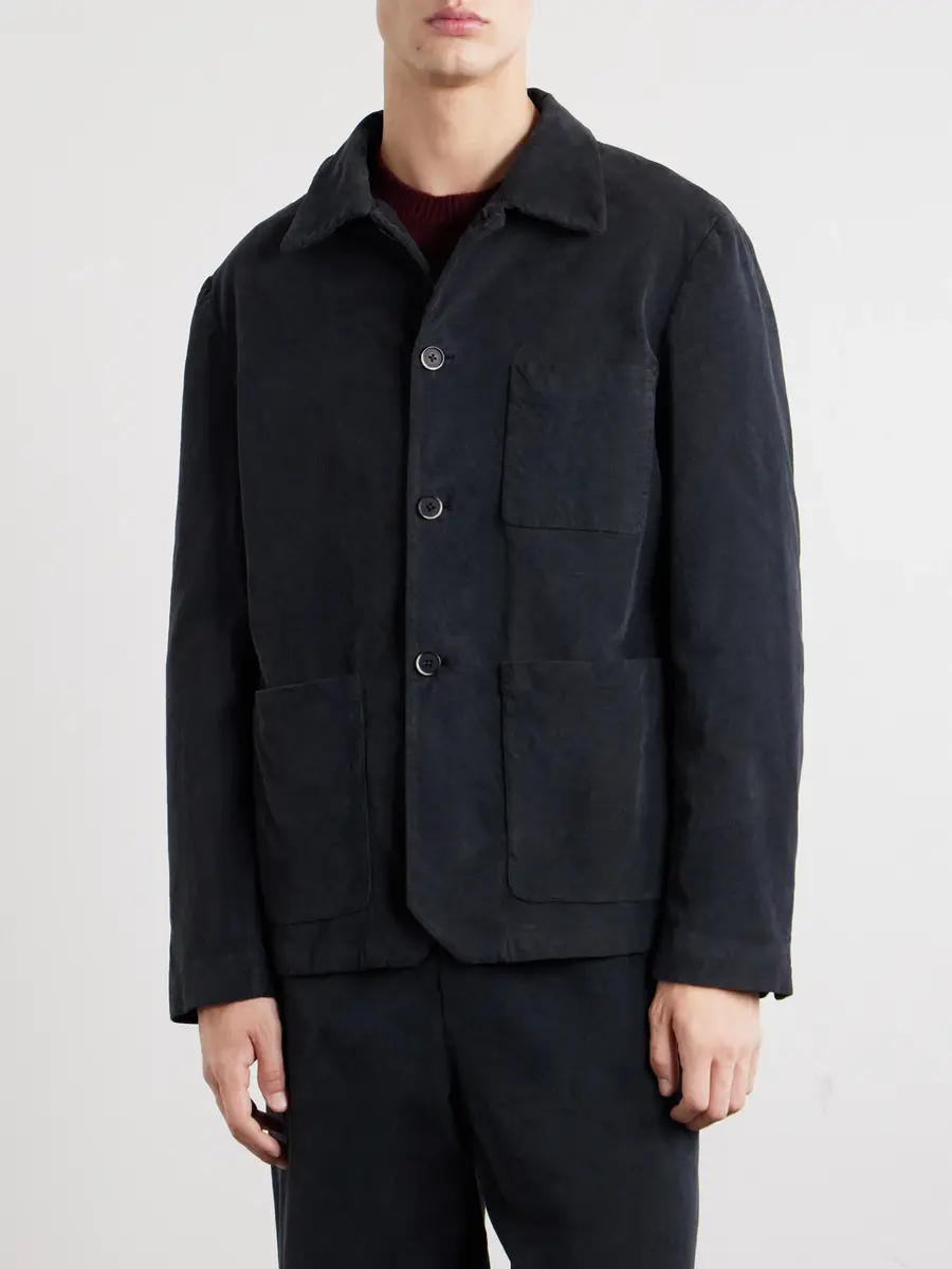 Barena Stretch-Cotton Moleskin Overshirt - Men | Thumbnail 3 Barena Stretch-Cotton Moleskin Overshirt - Men | Thumbnail 3