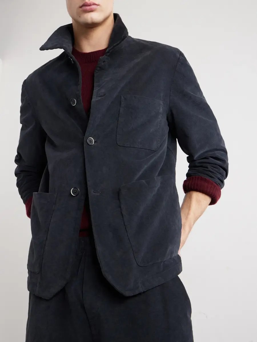 Barena Stretch-Cotton Moleskin Overshirt - Men | Thumbnail 5 Barena Stretch-Cotton Moleskin Overshirt - Men | Thumbnail 5