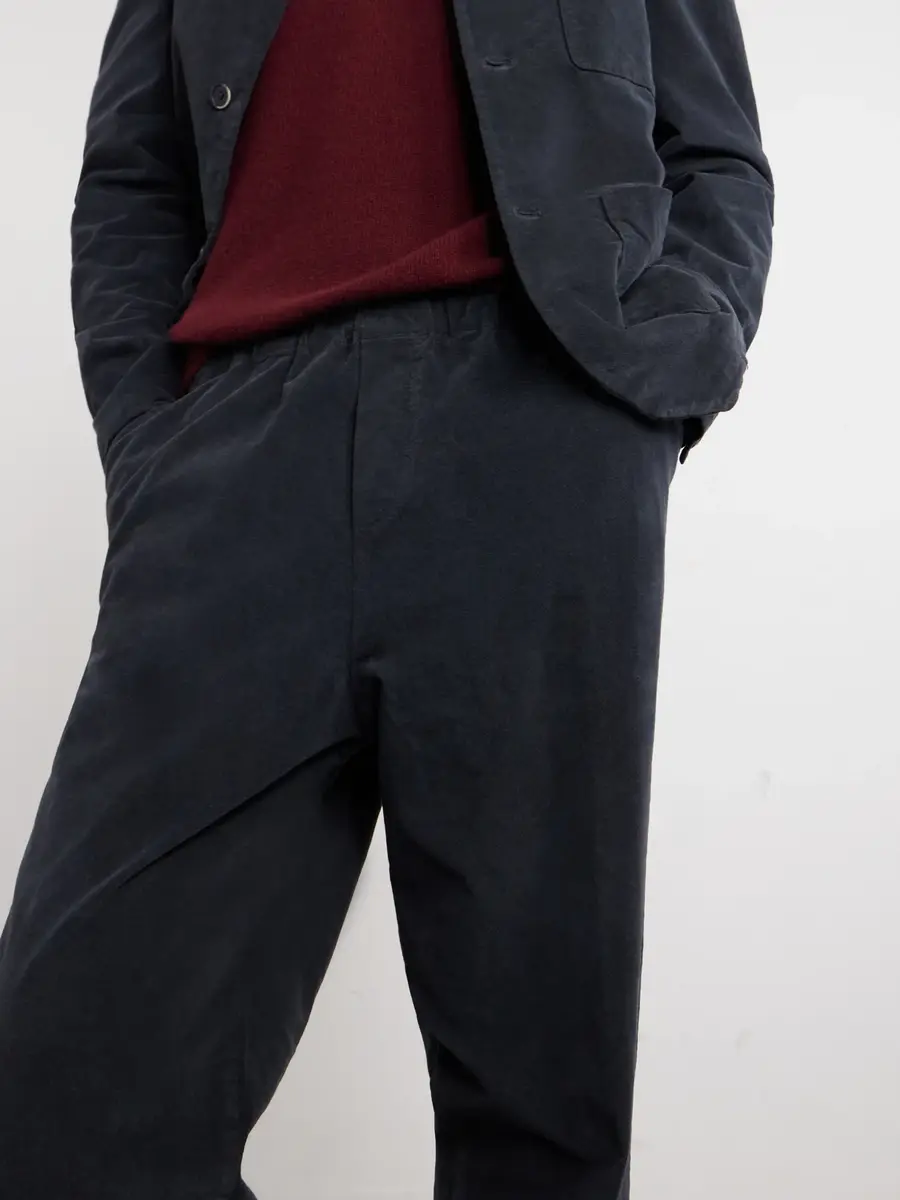 Barena Straight-Leg Garment-Dyed Stretch Cotton-Moleskin Trousers - Men | Thumbnail 5 Barena Straight-Leg Garment-Dyed Stretch Cotton-Moleskin Trousers - Men | Thumbnail 5